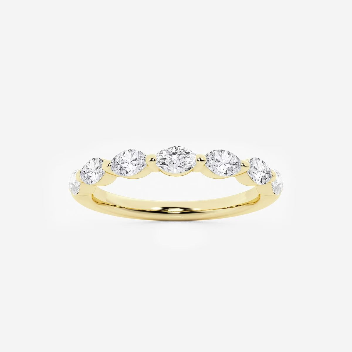 Marquise Moissanite Diamond Stackable Ring