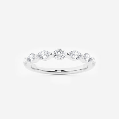 Marquise Moissanite Diamond Stackable Ring